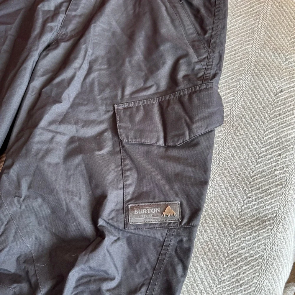 Burton Dryride Snowboard‎ Pants Mens Medium Black Cargo Ski Winter Pants